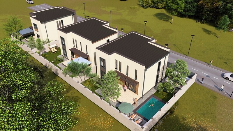 Bragadiru- Ilfov Casa premium / 5 camere / 3 bai / incalzire in pardoseala
